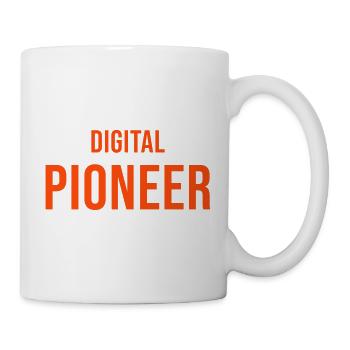 Digital pioneer - Mug - white - Right
