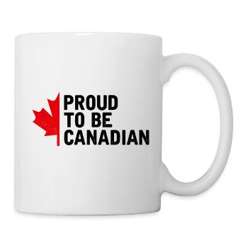 LE CANADA ET LE CANADA SONT FIERS D'ÊTRE CANADIENS - Mug blanc - blanc - Droite