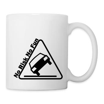 No Risk No Fun - Mug - white - Right