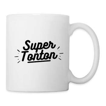 Super tonton. cadeau oncle famille - Mug blanc - blanc - Droite