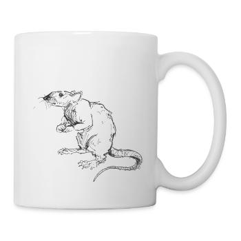 Rat motif - Mug - white - Right