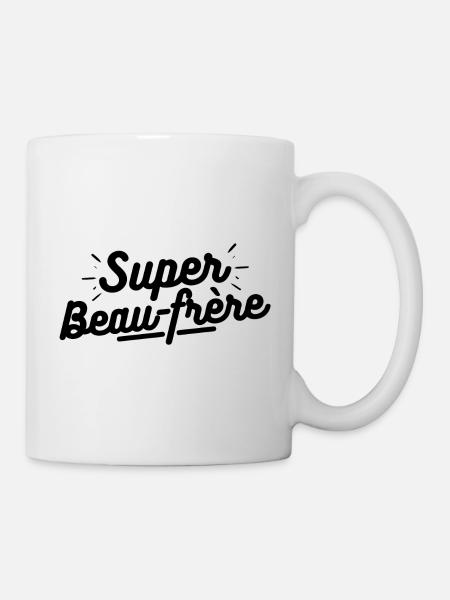 Super beau-frère. Cadeau pour beau frère - Mug blanc - blanc