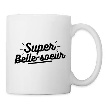 Super belle-soeur. cadeau pour belle soeur famille - Mug blanc - blanc - Droite