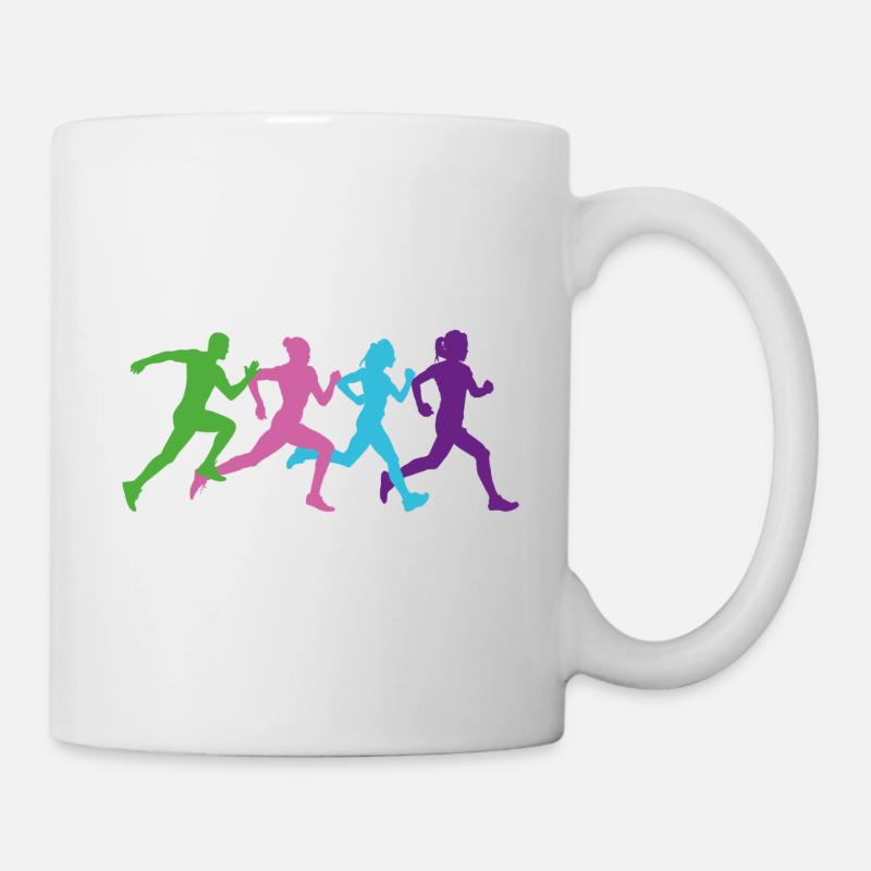 Running group colorful-colorful - Mug - white