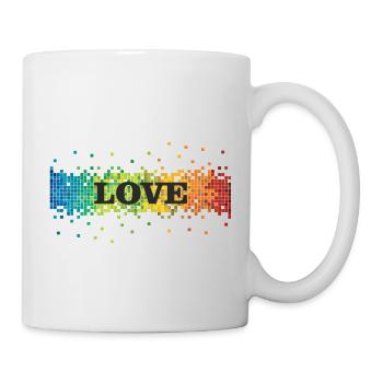 l'amour - Mug blanc - blanc - Droite