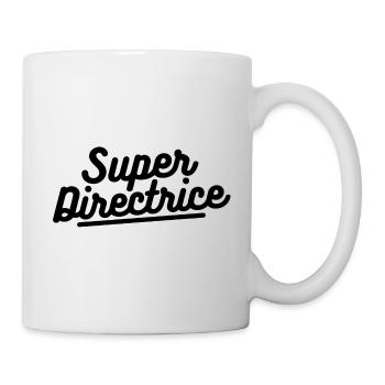 super directrice. cadeau directrice - Mug blanc - blanc - Droite