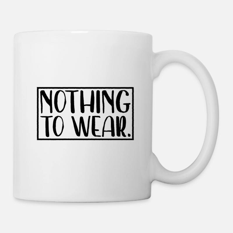 Rien à porter - rien à porter - cadeau - Mug blanc - blanc