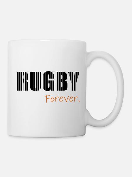 RUGBY. SPORT. - Mug blanc - blanc