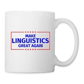Linguistique drôle: rendre la linguistique encore plus géniale - Mug blanc - blanc - Droite