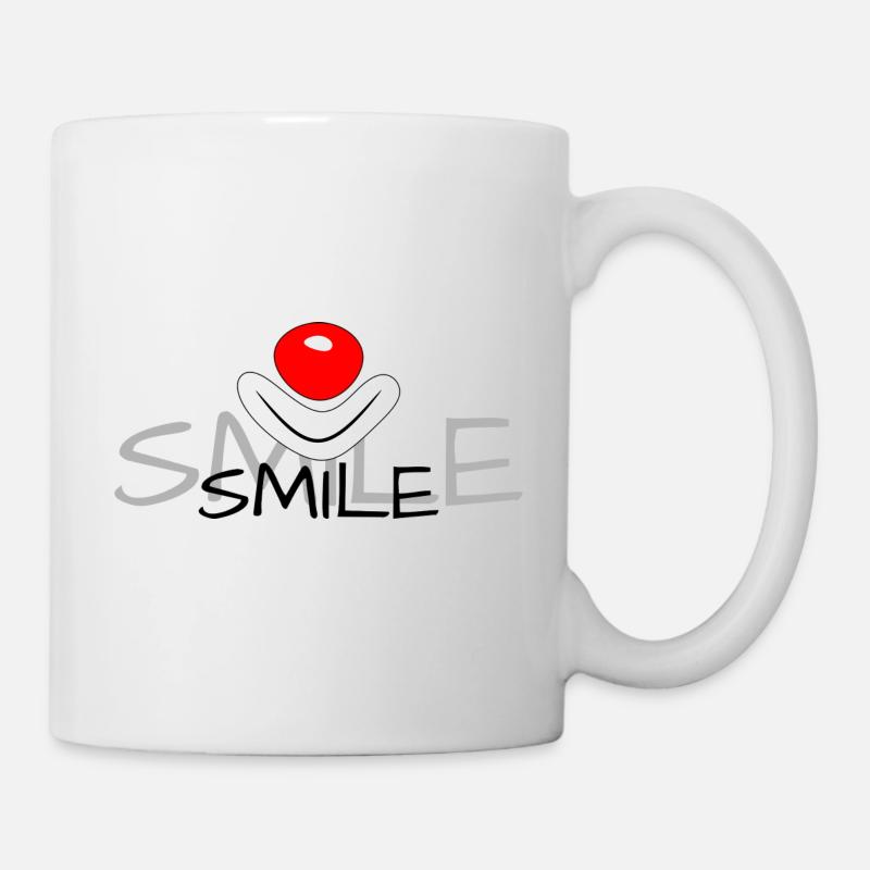 Smile - Clown - Mug blanc - blanc