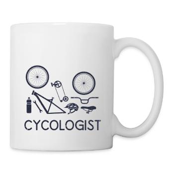Cycologist bicycle bike bicycle wheel racing bike racing - Mug - white - Right