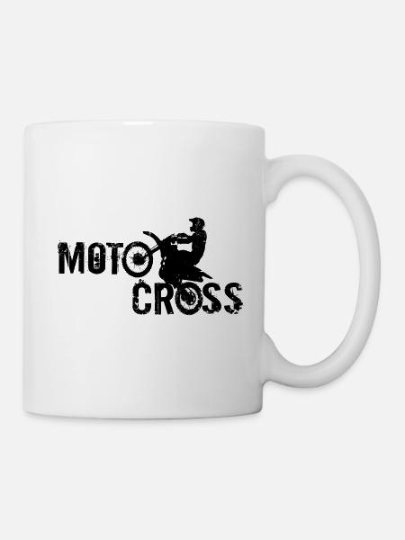 Motocross - Mug blanc - blanc