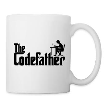 Informatiker Programmierer Codefather Coder Coding - Tasse - Weiß - Rechts