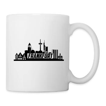 Frankfurt Herz & Seele Premium Design - Tasse - Weiß - Rechts