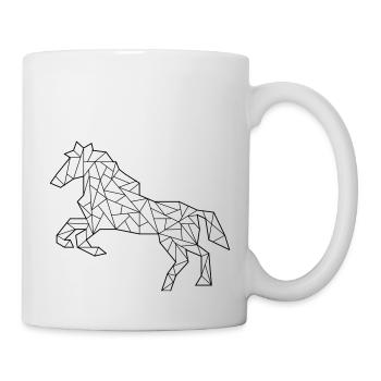 Horse origami - Mug - white - Right