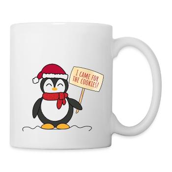Pingouin de Noël - Mug blanc - blanc - Droite