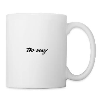 zu sexy - Tasse - Weiß - Rechts