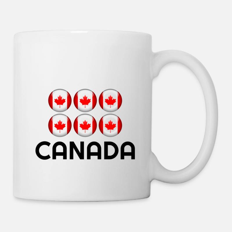 Canada, Canada country, Canada flag, Canada hoodie - Mug - white