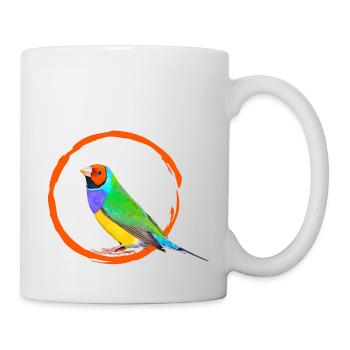 Gouldian Finch 01 - Mug - white - Right