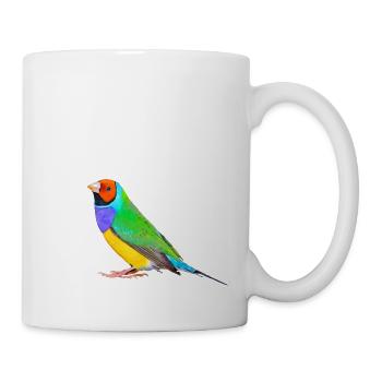 Gouldian finch 01 - Mug - white - Right