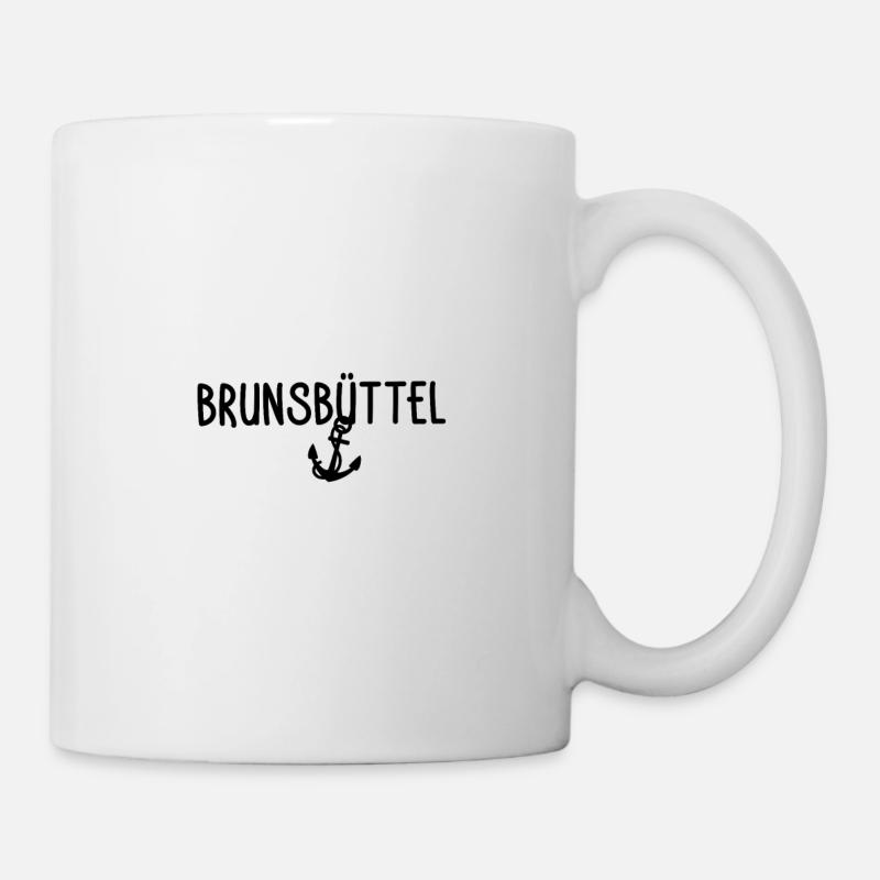 Brunsbüttel - Tasse - Weiß