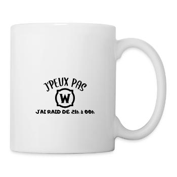 Jpeux pas j'ai raid - Mug blanc - blanc - Droite