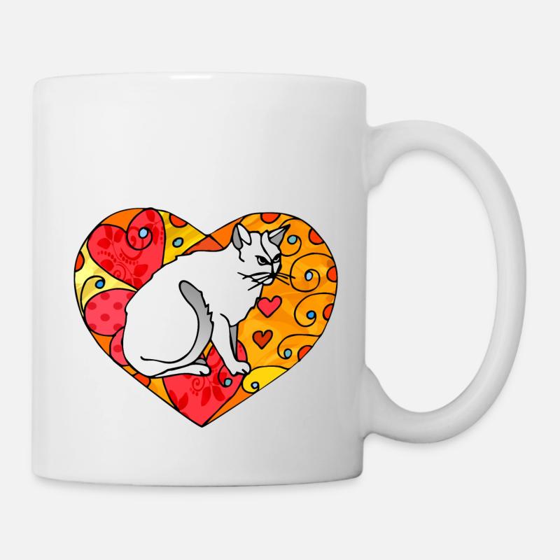 Heart - Mug - white