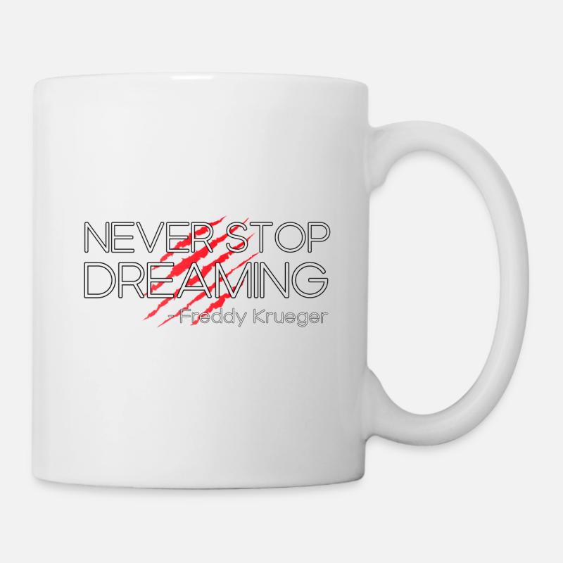 Ne cessez jamais de rêver, Freddy Krueger - Mug blanc - blanc
