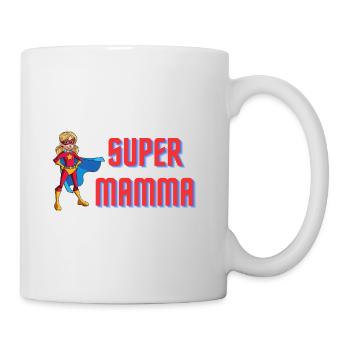 super maman - Mug blanc - blanc - Droite