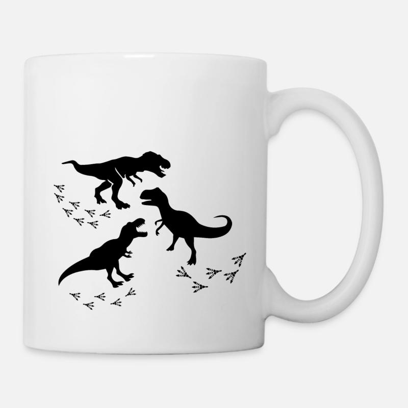 Dinosaure Dino - Mug blanc - blanc