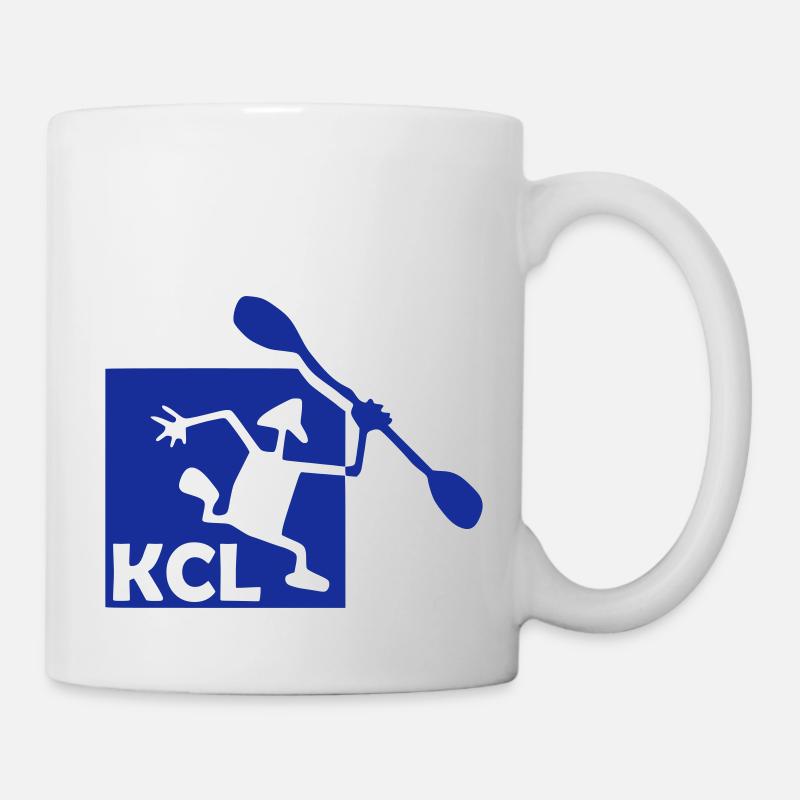 KCL männchen blau - Tasse - Weiß