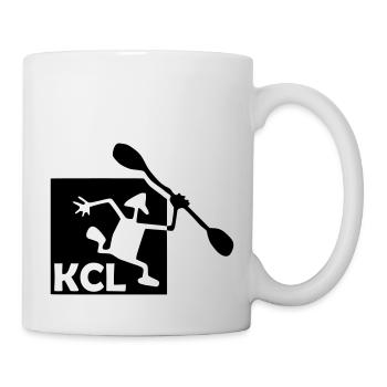 KCL Logo schwarz - Tasse - Weiß - Rechts