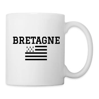 Bretagne - Drapeau - Mug blanc - blanc - Droite