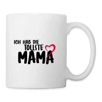 Muttertag Mom beste Mutter Mama Mutti Liebe - Tasse - Weiß - Rechts