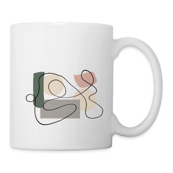 Line Art Shapes - Mug - white - Right