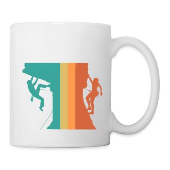 Vintage Climbing - Mug - white - Right