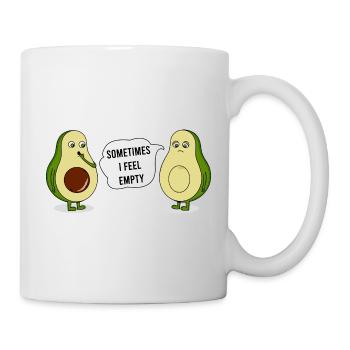 Avocado Lustig - Tasse - Weiß - Rechts