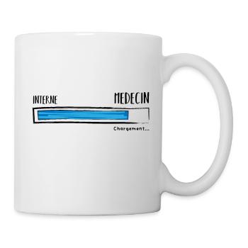 Intern Arzt Laden. Humor Zukünftiger Arzt - Tasse - Weiß - Rechts