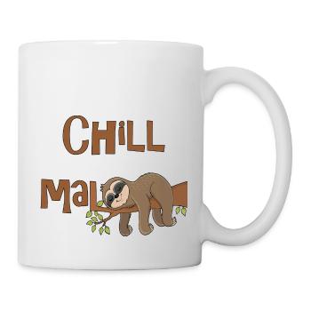 Chill Mal - Tasse - Weiß - Rechts