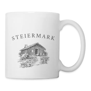 Steiermark Österreich Vintage Graz Leoben - Tasse - Weiß - Rechts