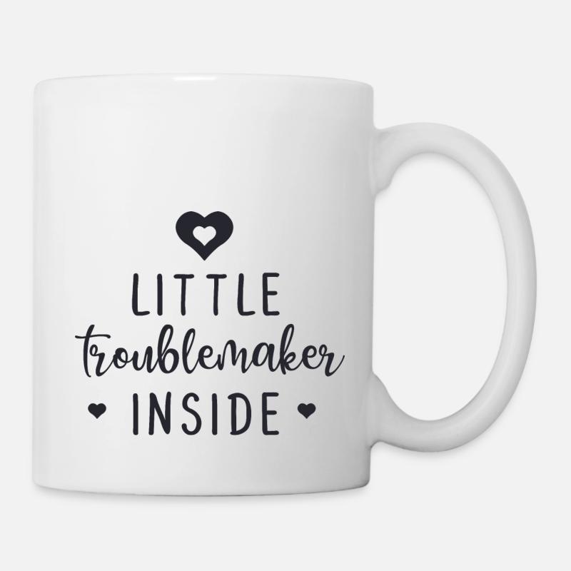 Little Troublemaker Inside - Tasse - Weiß