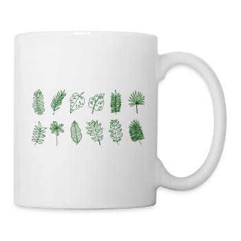 Palm leaves - Mug - white - Right