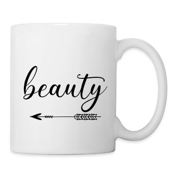 Beast Beauty Beast Beauty Saying Partner Love - Mug - white - Right