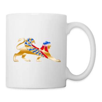 Ägyptische Götter alt - Tasse - Weiß - Rechts