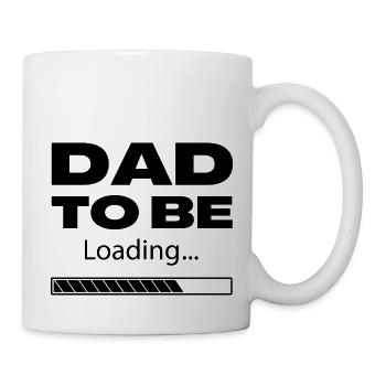 Dad To Be Loading Black - Mug - white - Right