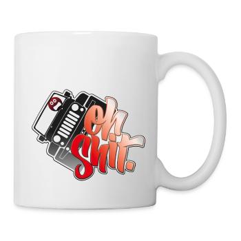 Wrangler - Oh Shit - Mug - white - Right
