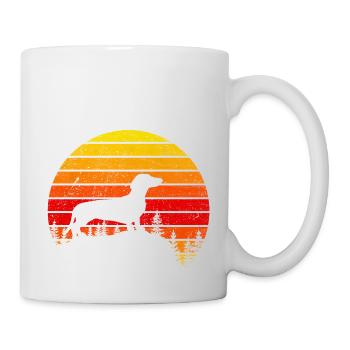 Dachshund Sunset - Mug - white - Right