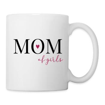 Maman de filles / Maman de fille / Maman de filles - Mug blanc - blanc - Droite