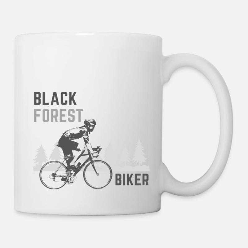 Mountain bikers - Mug - white