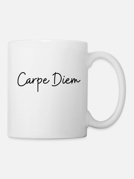 Gift idea man woman birthday Carpe Diem - Mug - white